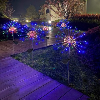 LED Solar Firework Starburst Outdoor Lights